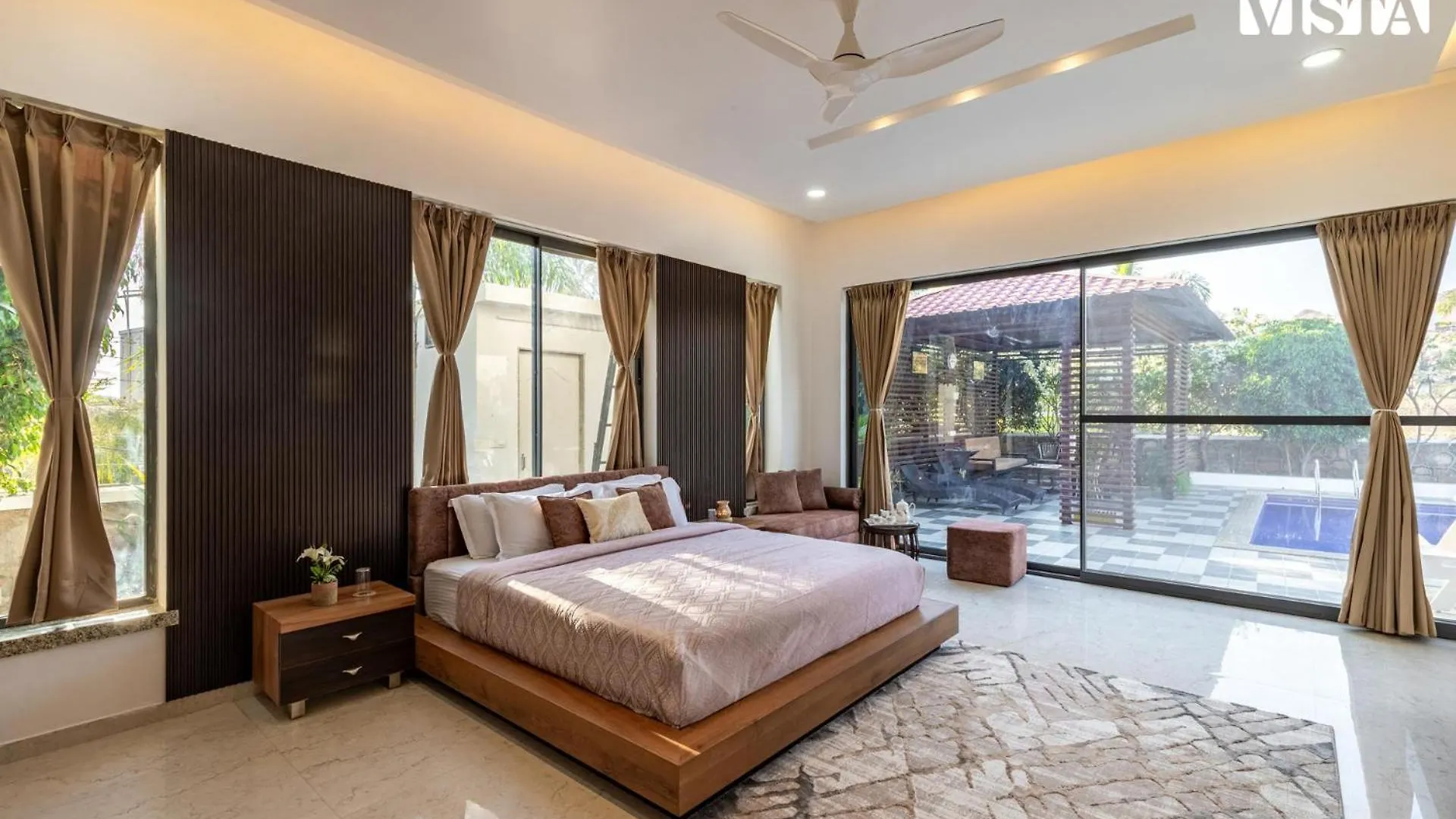Stayvista'S Bella Dream - Mountain-View With Outdoor Pool, Lawn Featuring A Gazebo & Indoor Games Udaipur Villa
